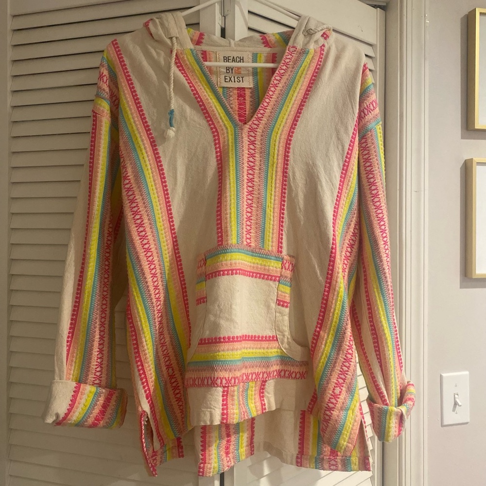 Beach By Exist Surf Baja Hoodie S/M
